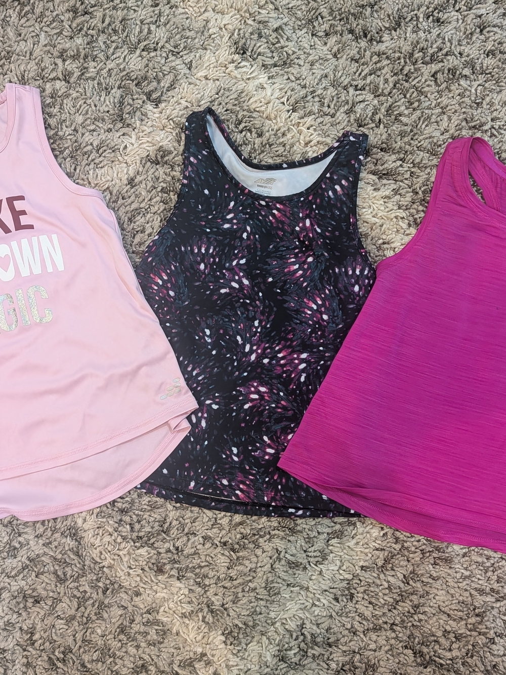 Kids set Of 3 Athletic dri-Fit Tops